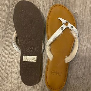 Woman’s Emu sandals worn a few times, leather